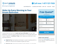 Tablet Screenshot of bathwraps1day.com